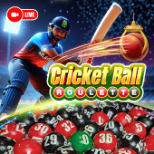 Cricket Ball Roulette live table cover art